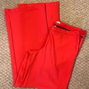 Bright coral wide leg pants sz 8